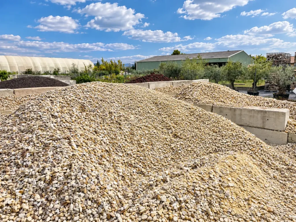 Vente d'agrégats pour jardin en Drôme provençale