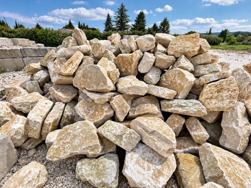 Vente d'agrégats pour jardin en Drôme provençale