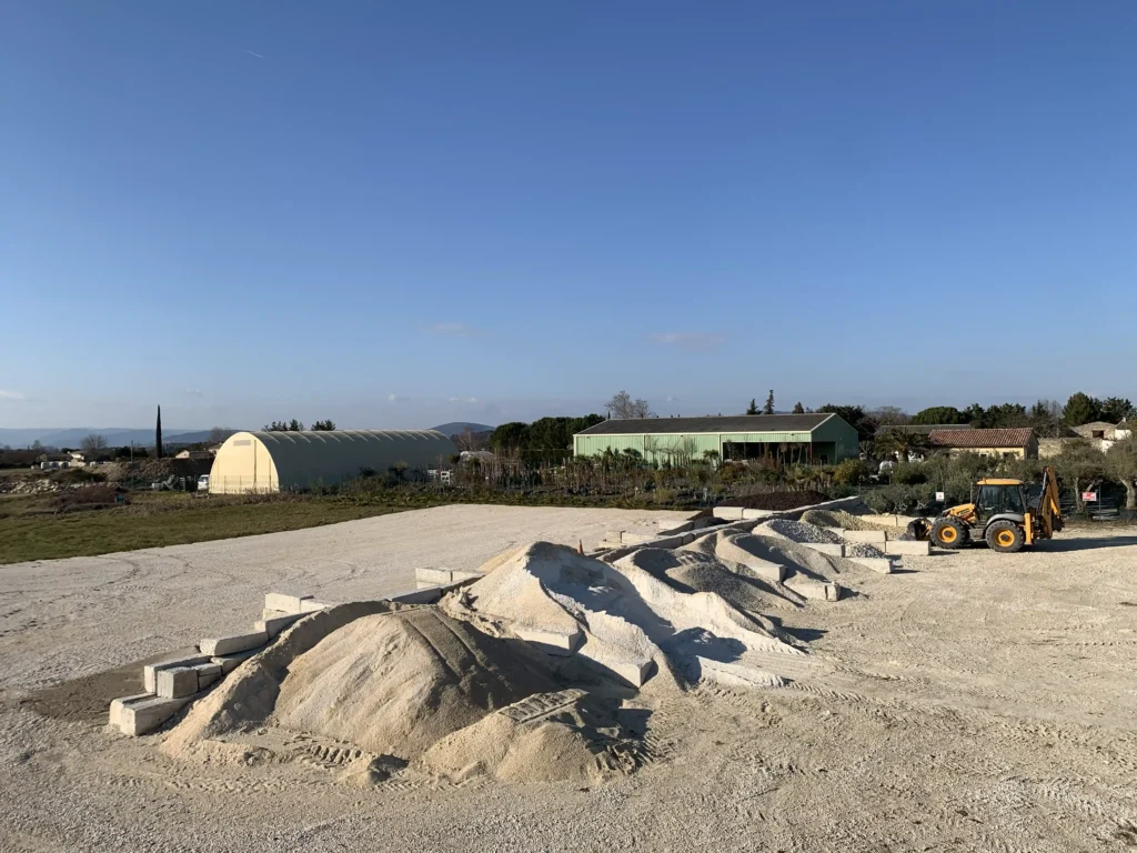 Vente d'agrégats pour jardin en Drôme provençale